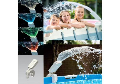 28089 Фонтан с многоцветной подсветкой для бассейна Intex Multi-Color Led Pool Sprayer
