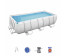 56441 Каркасный бассейн прямоугольный BestWay, 404х201х100см, фильтр-насос картр 2006 л/ч